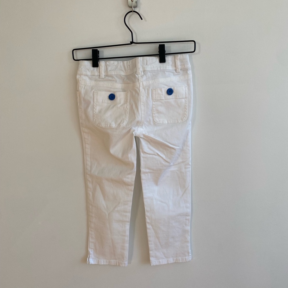 Mini Boden White‎ Crop Pants - Picture 4 of 5